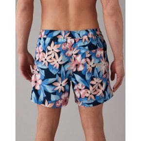 5350847 American Eagle Outfitters AE Printed Flex 5 Swim Trunk