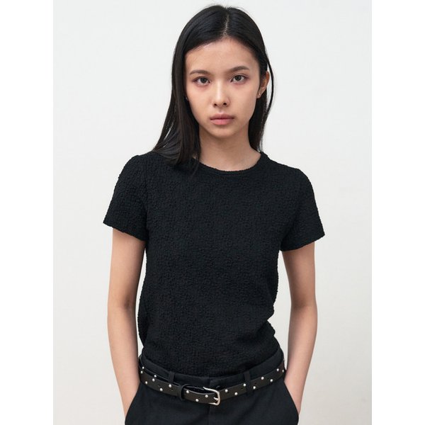 클라우드 힐 하프 티셔츠 [black]
