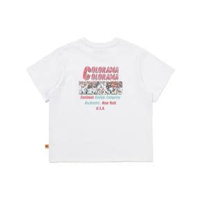 [공식]컬러라마 에어로쿨 반팔 티셔츠 키즈 WHITE