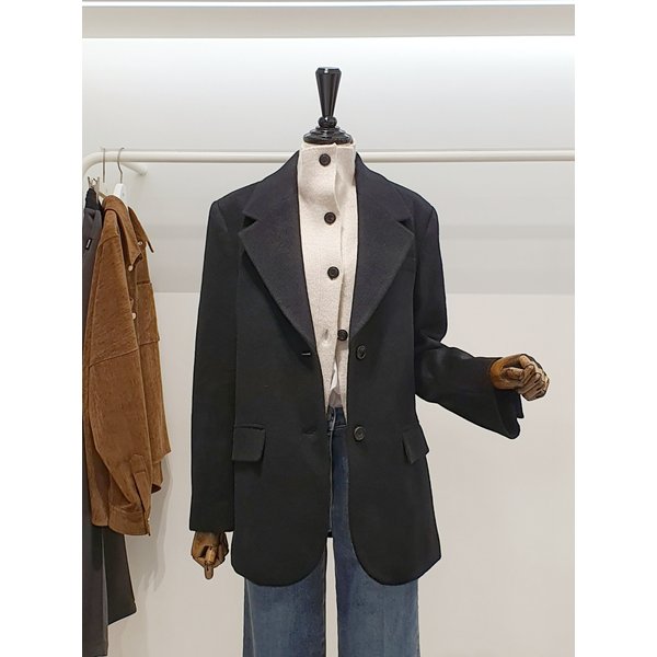 [파주점] 쥬크 주크 노치트 와이드라펠 울 자켓 V254MSF932