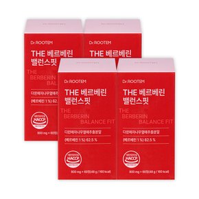 닥터루템 THE 베르베린 밸런스핏 800mg 4박스