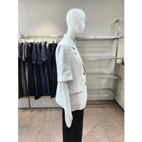 [여주점] [나이스클랍] 투버튼 반팔 린넨 자켓 A262PWJ409