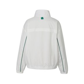 [RECYCLED FABRIC] LUCKY TRACK JACKET_White