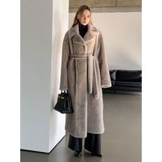 Fluffy Fake Mink Fur Long Coat (2colors) VCOAT_027