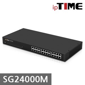 ipTIME SG24000M 24포트 기가비트 허브 / 19인치 랙 / Mavell Chipset 탑재