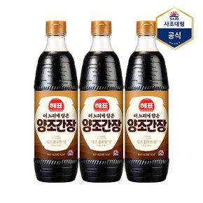 [사조] 더느리게담은 양조간장 840ml X 3개