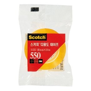 스카치 테이프 리필 550R 18mmX20M 3M