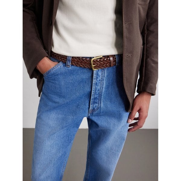 드레익스 3cm 위빙 가죽 벨트 46376663163066366