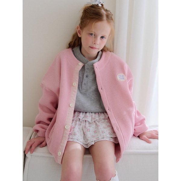 크로플가디건(핑크)