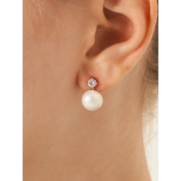 18K GF 스톤 진주 귀걸이 GI8KPEE067