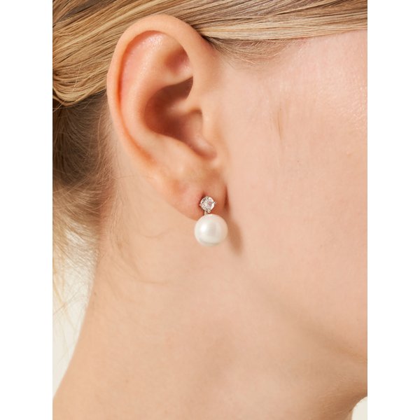 18K GF 스톤 진주 귀걸이 GI8KPEE067