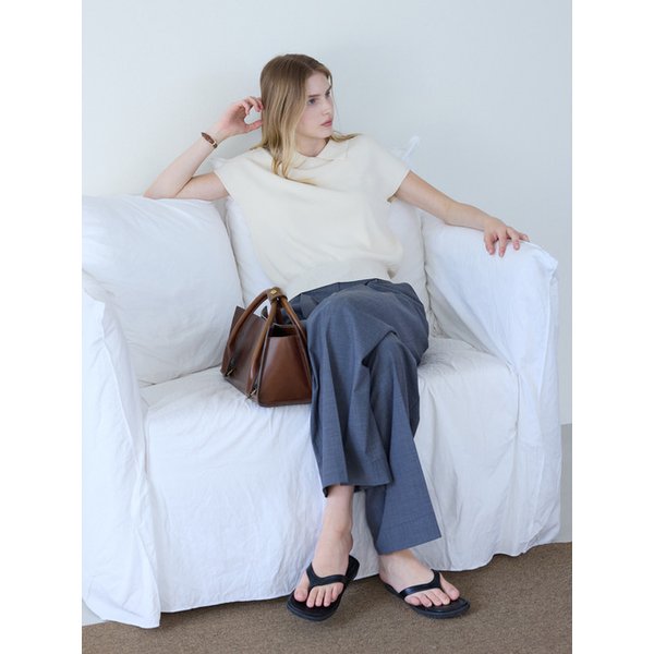Collar Two-way Knit_Cream
