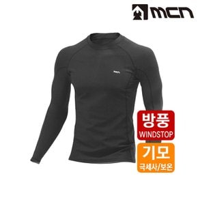 방풍기모 이너웨어상의 WS-506 블랙 자전거의류