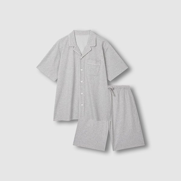 남 JAJU AIR 코튼 5부 파자마 세트 J216201173083