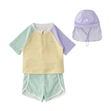 블루독 25SS 신상품 MN)ㅇ허풀불록크롭 수영복 SET(25940-621-53)