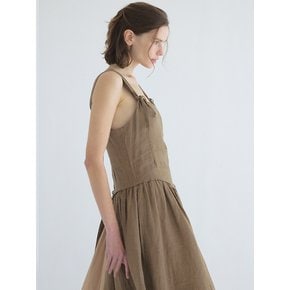 euro linen antique bustier apron