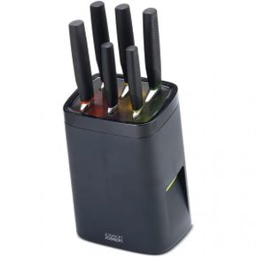 영국 조셉조셉 조리도구 Joseph LockBlock Self-Locking Knife Block with 6 스테인리스 스틸 Kn