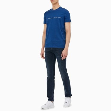 Calvin Klein Jeans [캘빈클라인진]CK진남성 리피트 로고 반팔 티셔츠(J319896-C5G)