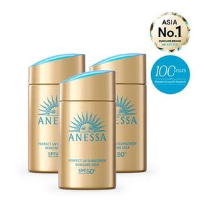 [공식수입][3개세트]ANESSA 아넷사 퍼펙트 UV 선스크린 스킨케어 밀크NA 60ml