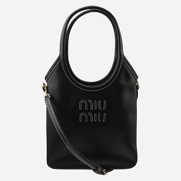 [시흥점] 5F 5BA281 2CRW F0002 아이비 레더 토트백 미니 블랙