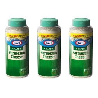  Kraft Grated Parmesan Cheese 크래프트 파마산 치즈 가루 680g 3개