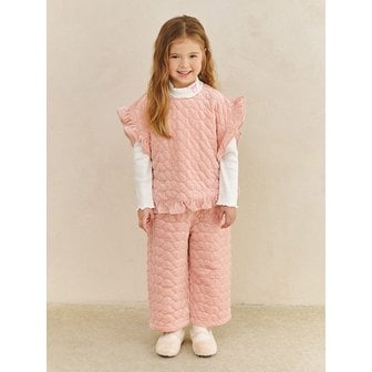 헤이미니 [2종SET] 리본골지티+쁘띠하트퀼팅벨벳상하복