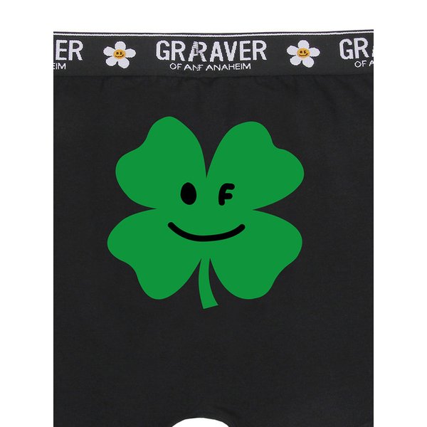 [1PACK]백 클로버 스마일 맨즈 드로즈_블랙