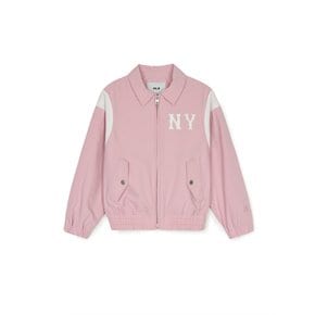 (공식) 25SS 바시티 어깨배색 블루종 점퍼 NY (Mg.Pink) 7AJPV0851-50PKM