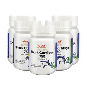 하이웰 상어연골 Shark Cartilage 750 100정 5개