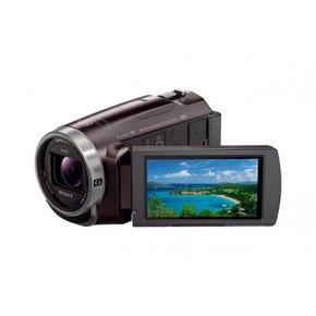 소니 SONY 캠코더 Handycam 광학 30배 내장 메모리 32GB 보르도 브라운 HDR-PJ675 TC