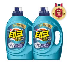 테크 호르몬 특유취 제거 실내건조 액체세제 드럼 용기 2.7L X 2개