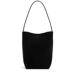 더 로우 여성 Medium N/s Park Tote 스웨이드 백 블랙 80IAIC017 6096383