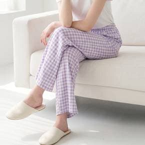 HWASE / 화세 체크블랙파자마팬츠_HB6MPT024C