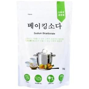 코리아하우스 베이킹소다 리필산업용 리필 EA 1kg X ( 2매입 )