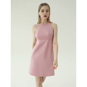 Jewel necklace dress (Pink)