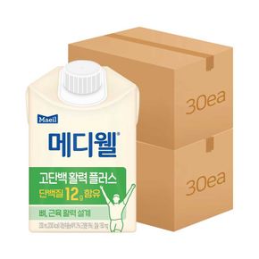 [메디웰]고단백활력플러스 200ml 60팩(30팩 2박스)[34312508]