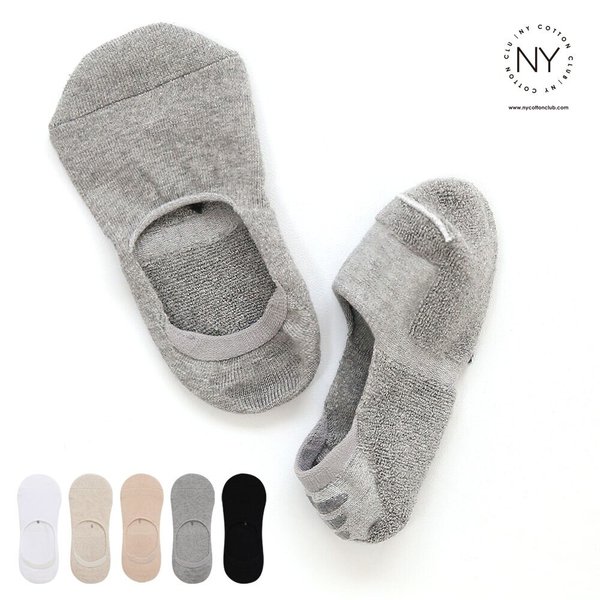 안 벗겨지는 두꺼운 특허 스포츠 쿠션 덧신 CT19 5족