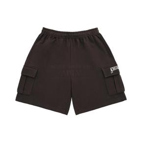 AE LOGO CARGO SHORT PANTS BROWN AE로고 카고 팬츠 브라운