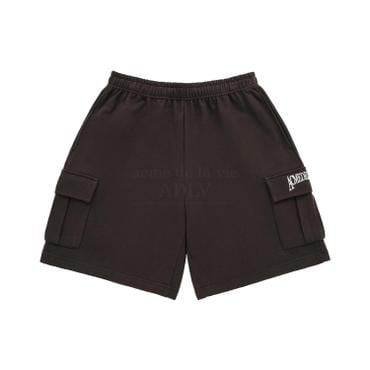 아크메드라비 AE LOGO CARGO SHORT PANTS BROWN AE로고 카고 팬츠 브라운