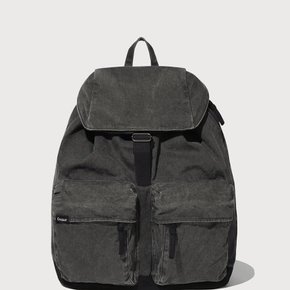 워시드 코튼 포켓 럭색 Black CO2506BP08BK