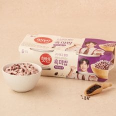  CJ 햇반 흑미밥 130g*6개