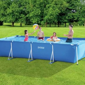 인텍스 네오 패밀리 프레임풀 특대 (4.5m x 2.2m) 조립식 야외 수영장 28273