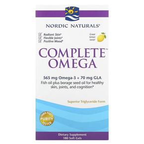 [해외직구] Nordic Naturals 노르딕내추럴 컴플리트 오메가 레몬맛 180소프트겔 2팩