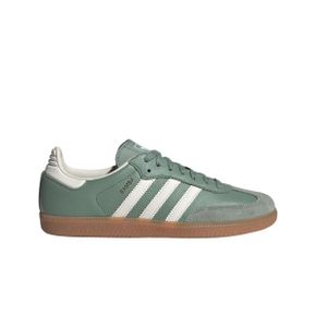 (W) 아디다스 삼바 OG 실버 그린 초크 화이트 (W) Adidas Samba OG Silver Green Chalk White