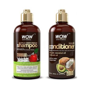 [해외직구] WOW Vinegar Shampoo Conditioner 와우 샴푸 컨디셔너 500ml