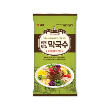 미트타임 쟁반 비빔 막국수 샘표 126g