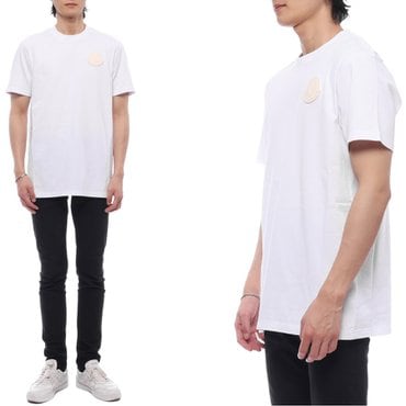 몽클레르 24SS 남성 빅 로고 패치 반팔티셔츠 (8C00045 83927 00A 24S)