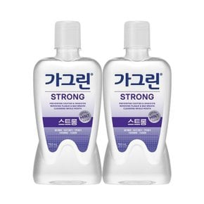 동아제약 가그린 스트롱 750ml x 2개 /구강청결제 가글_