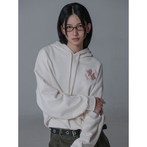 CLOVER M NEEDLEWORK HOODY_CREAM