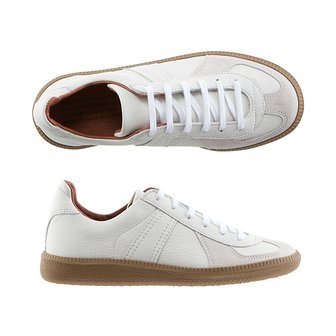 리프로덕션오브파운드 1700L WHITE GERMAN MILITARY TRAINER 독일군 트레이너 스니커즈